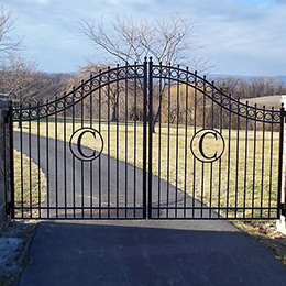 metal driveway gates